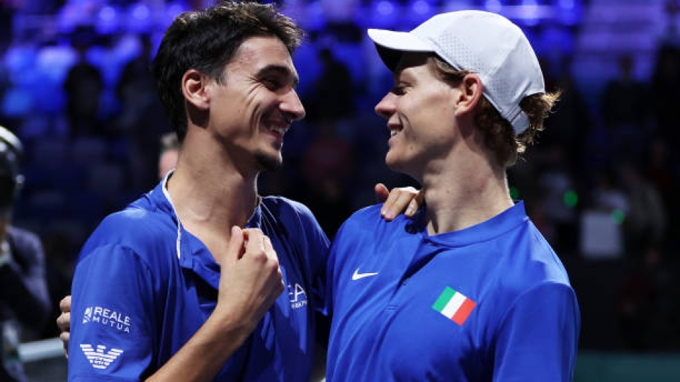 La coppia Sinner/Sonego è stata determinante per il trionfo italiano nella Coppa Davis 2023 Jannik Sinner, Lorenzo Sonego