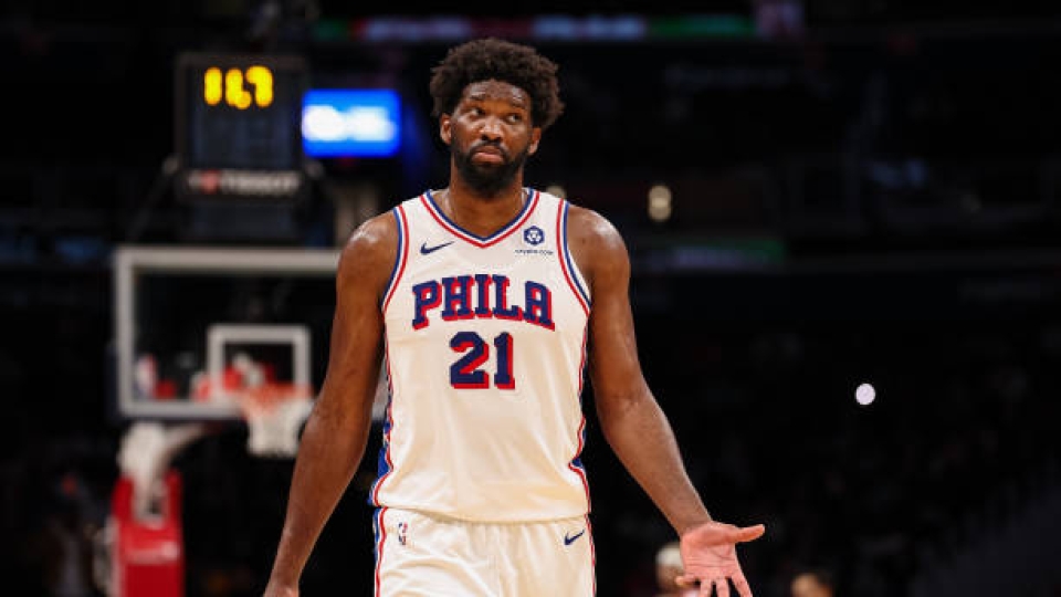 Nonostante il problema alla gamba sinistra accusato nell\ Joel Embiid