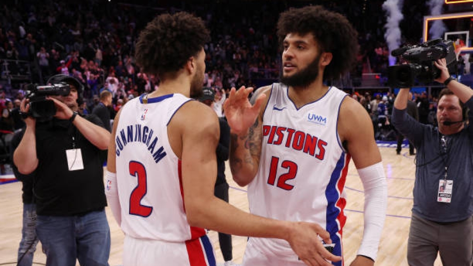 I giocatori dei Pistons possono finalmente festeggiare: la tremenda striscia negativa è terminata Cade Cunningham