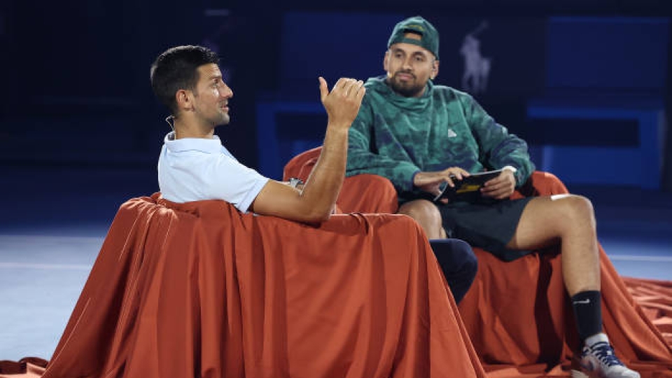 Nick Kyrgios, Novak Djokovic