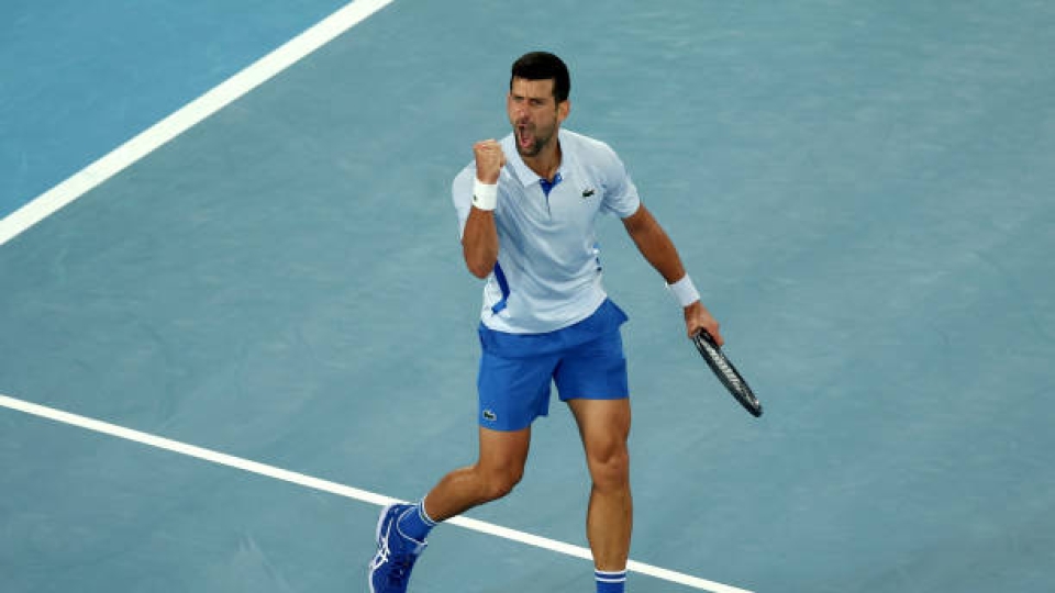 Novak Djokovic ha dovuto lottare quattro ore prima di piegare la resistenza del qualificato croato Dino Prizmic Novak Djokovic