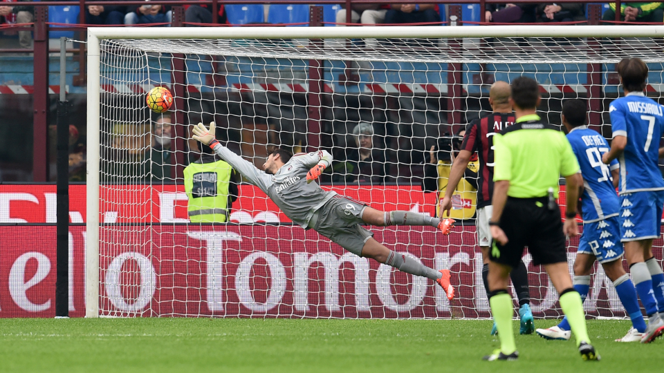 Gianluigi Donnarumma esordio in serie A