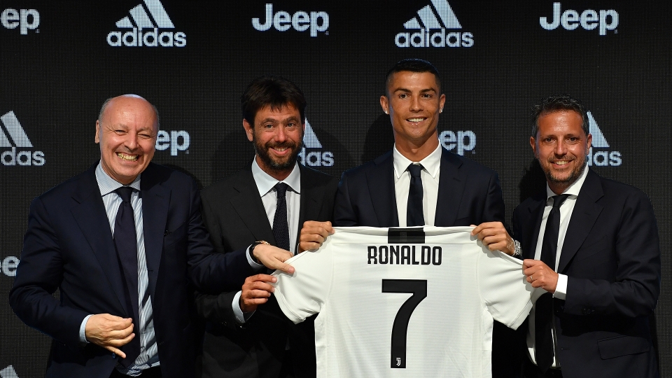 Giuseppe Marotta, Cristiano Ronaldo, Andrea Agnelli