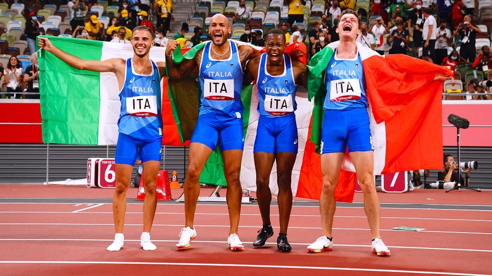 Gli uomini d’oro della staffetta 4x100 azzurra