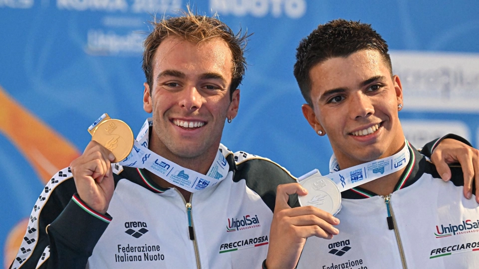 Gregorio Paltrinieri e Lorenzo Galossi