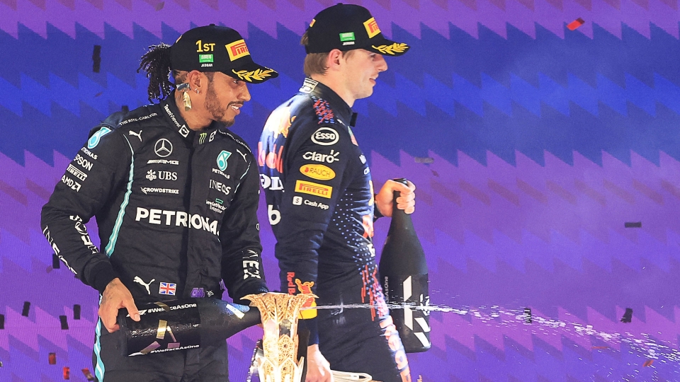 Hamilton, Verstappen
