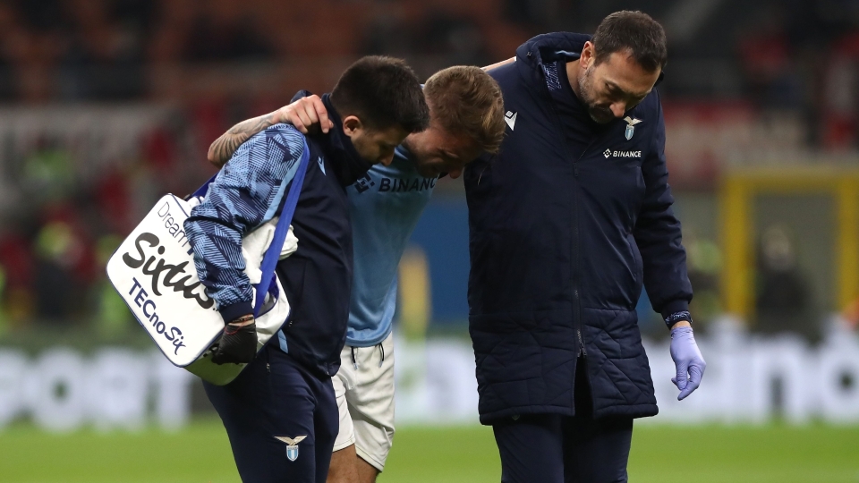 Immobile injured Milan Lazio