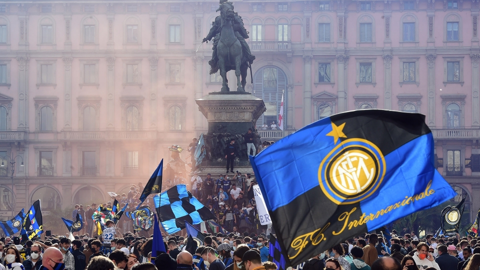 Inter campione, le foto dei festeggiamenti a Milano