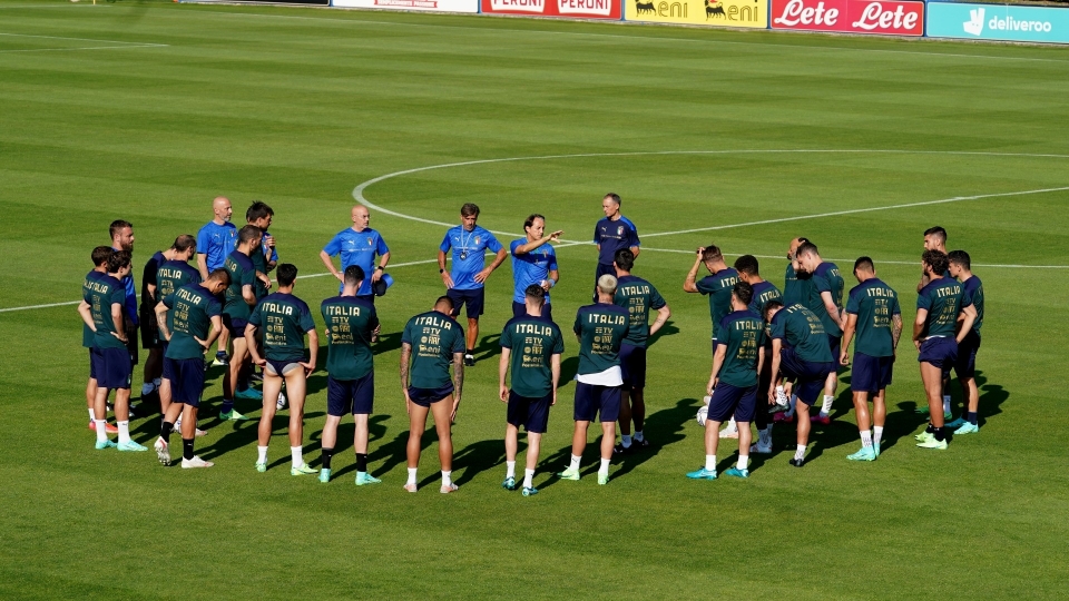 italy training session