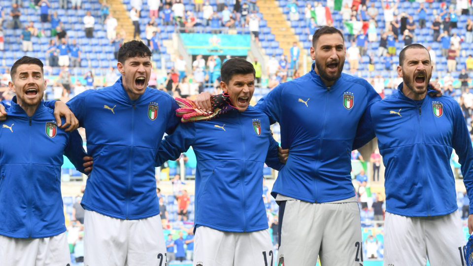 Italy Wales anthem hymne 2021