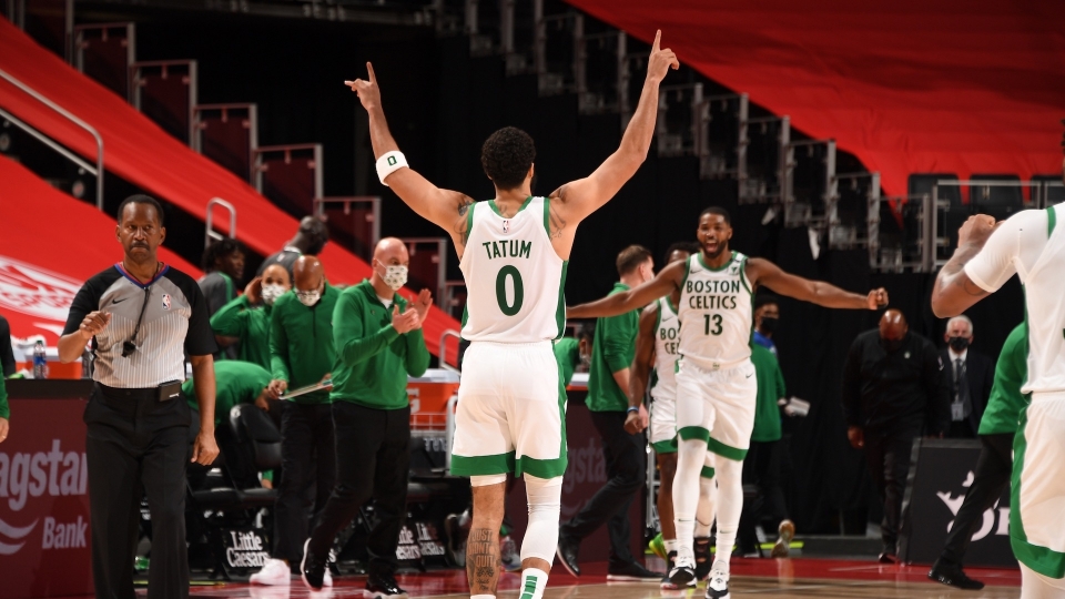 Jayson Tatum Boston Celtics Detroit-Boston