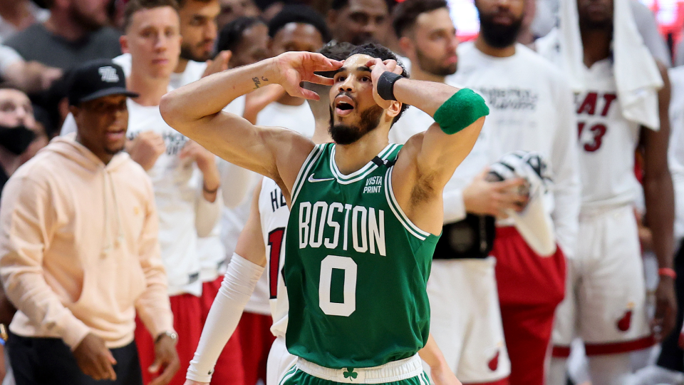 Jayson Tatum of the Boston Celtics