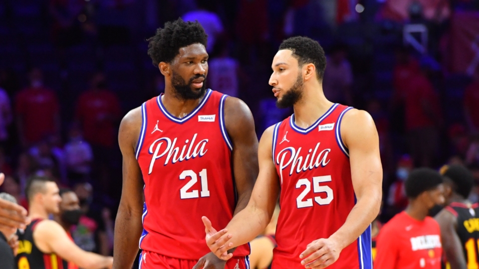 Joel Embiid and Ben Simmons