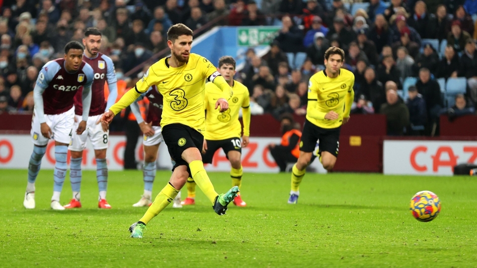 Jorginho Chelsea Aston Villa 2021-22 Jorginho Chelsea Aston Villa 2021-22