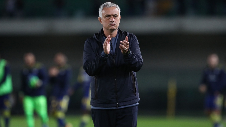 José Mourinho Verona Roma Serie A José Mourinho Verona Roma Serie A