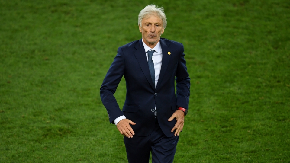 Jose Pekerman Colombia v England FIFA World Cup rd of 16 03072018