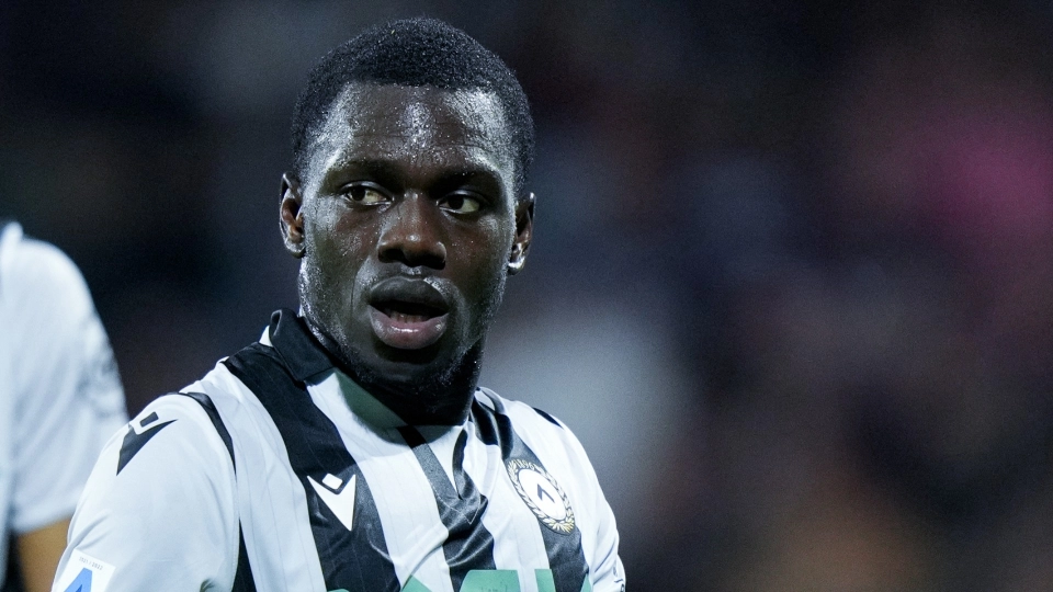 Jean-Victor Makengo, Udinese 2022-2023. Foto di Giuseppe Maffia per Getty Images