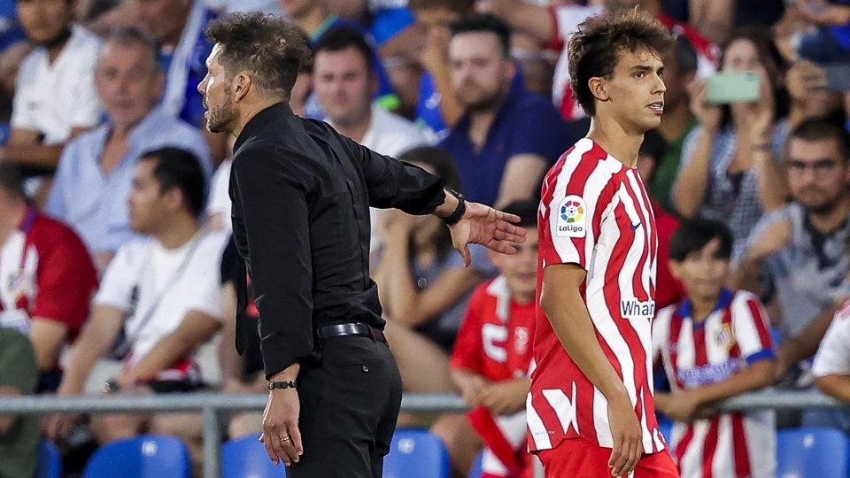 Joao Felix and Diego Simeone
