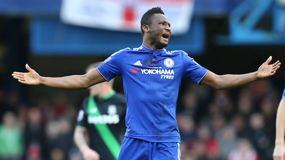 John Obi MIkel Chelsea v Stoke City Premier League 05032016