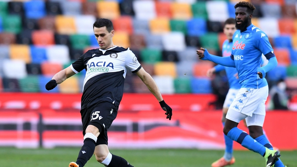 Kevin Lasagna Tiemouè Bakayoko Udinese Napoli Kevin Lasagna Tiemouè Bakayoko Udinese Napoli