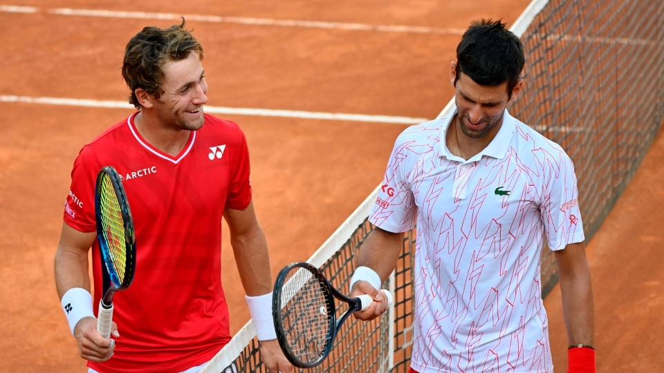 Le foto del trionfo di Djokovic a Roma