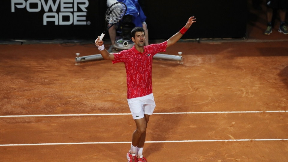 Le foto del trionfo di Djokovic a Roma