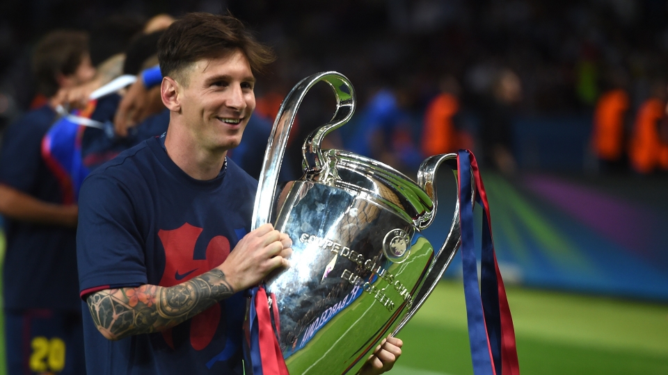 Le foto della storia di Messi al Barcellona
