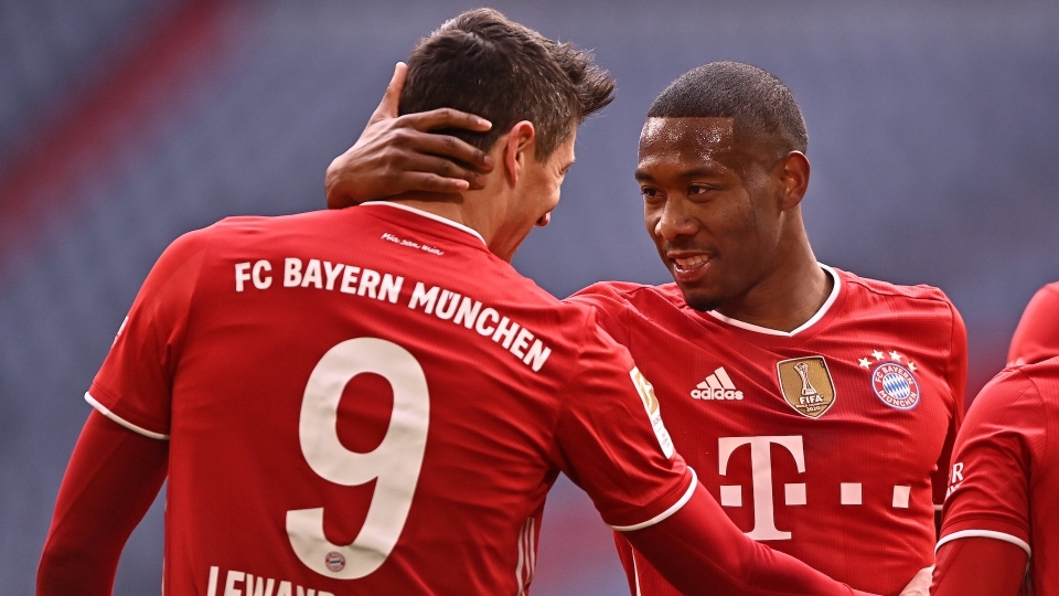 Lewandowski e Alaba