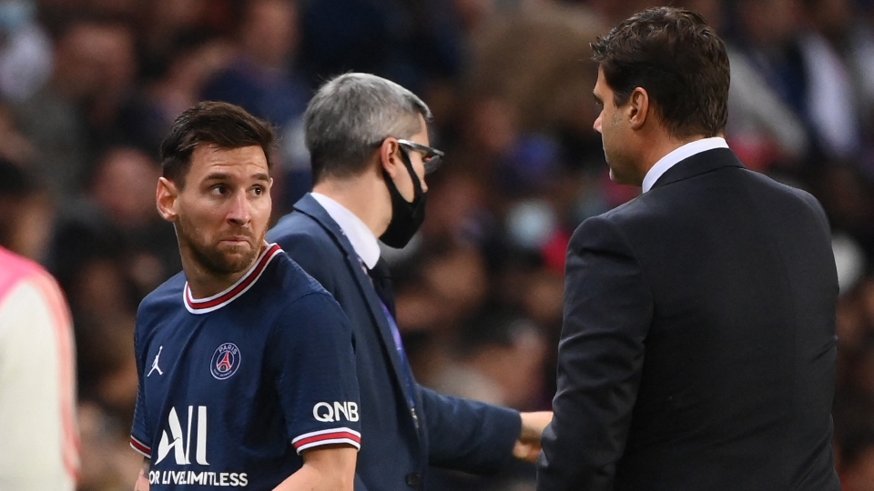 Lionel Messi Mauricio Pochettino PSG 19092021