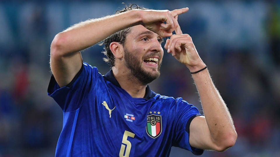 Locatelli Italy Switzerland celebrating Euro