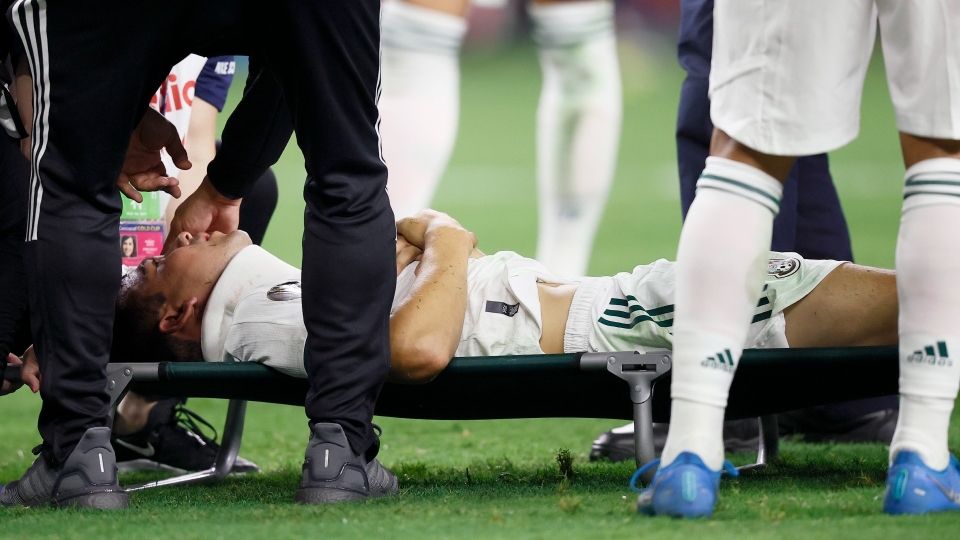 Lozano Mexico injury Gold Cup 2021 Lozano Mexico injury Gold Cup 2021