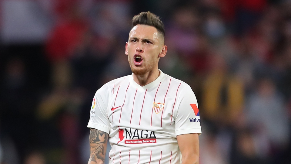 Lucas Ocampos Sevilla v Granada La Liga 04082022