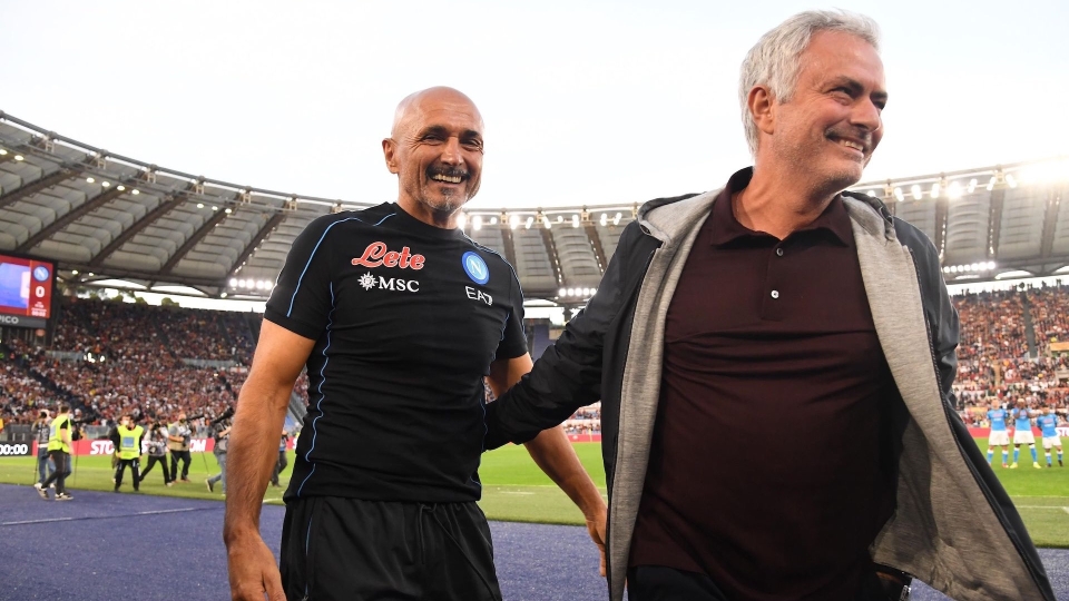 Luciano Spalletti e José Mourinho