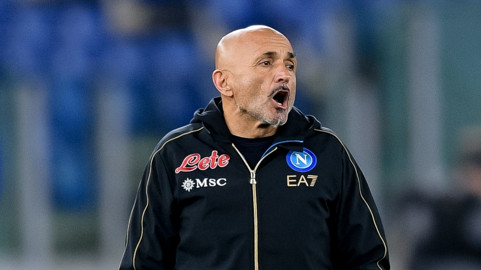 Luciano Spalletti Lazio v Napoli Serie A 02272022