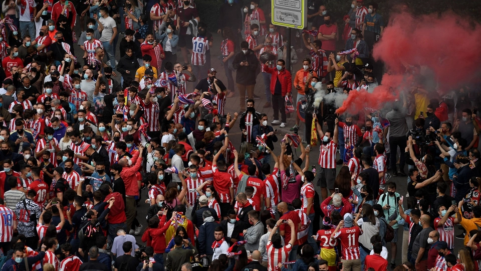 Liga: Atletico campione, le foto della festa