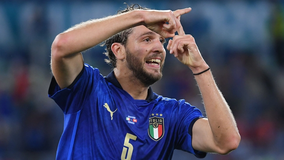 Locatelli Italy Switzerland celebrating Euro