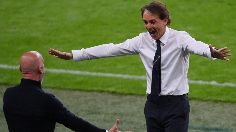 Mancini Vialli Italy Austria Euro
