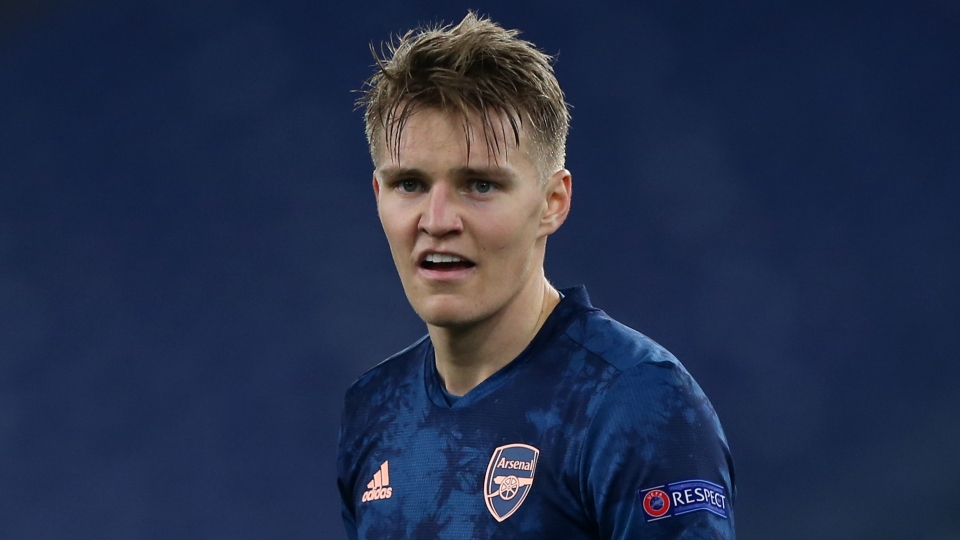 Martin Odegaard, Arsenal, Europa League away 2020-21 Martin Odegaard, Arsenal, Europa League away 2020-21