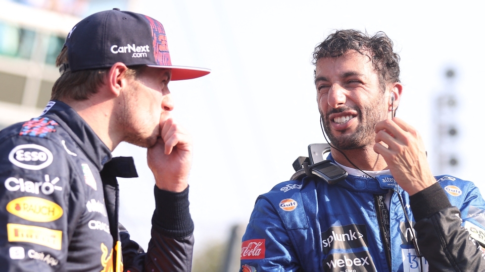 Max Verstappen e Daniel Ricciardo