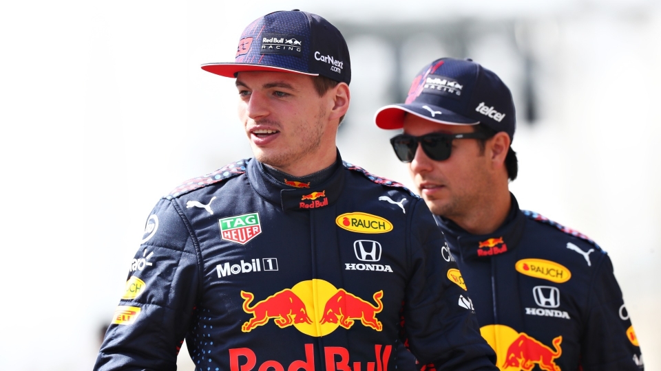 Max Verstappen e Sergio Perez
