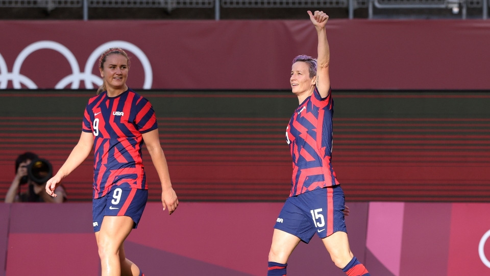 Megan Rapinoe Megan Rapinoe Australia vs USWNT Olympics 2020