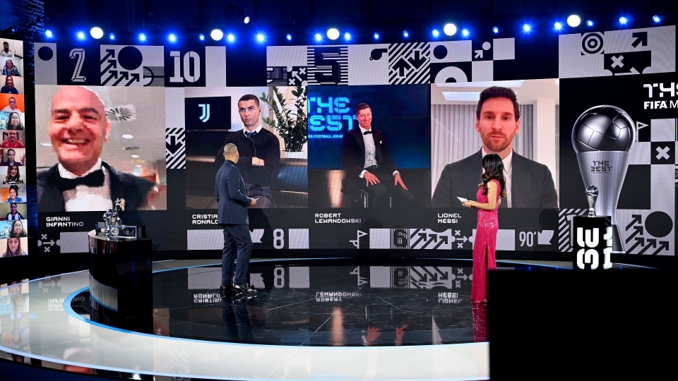 Messi Cristiano Ronaldo Lewandowski Best FIFA 2020