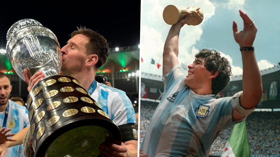 Messi Maradona Kempes Copa America