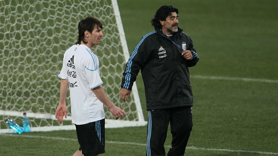 Messi Maradona