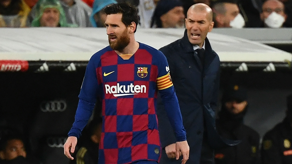 Messi Zidane Real Madrid Barcelona LaLiga