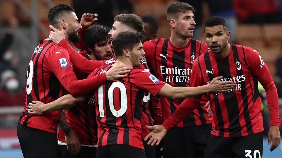 Milan Roma Celebrate Serie A Milan Roma Celebrate Serie A