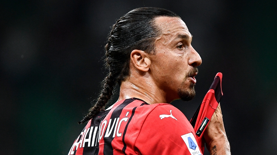 Milan striker Zlatan Ibrahimovic