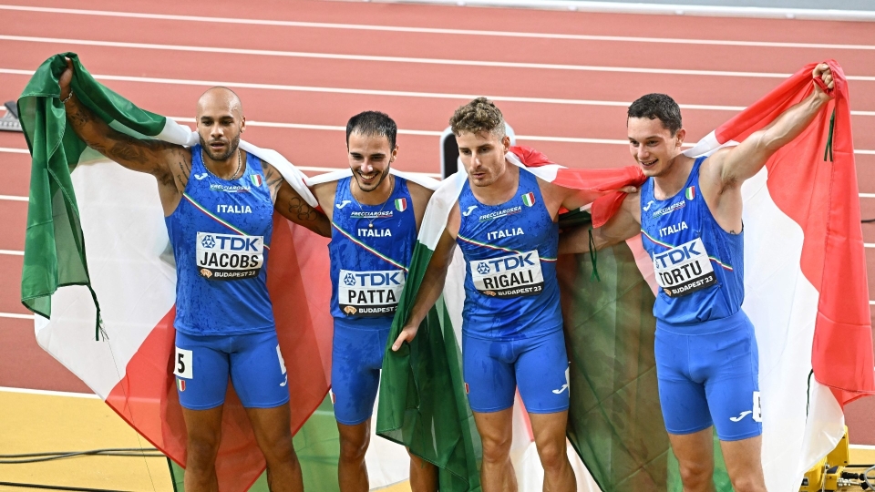 Mondiali di atletica: la staffetta 4x100 maschile è d\