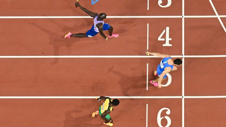 Mondiali di atletica: la staffetta 4x100 maschile è d\