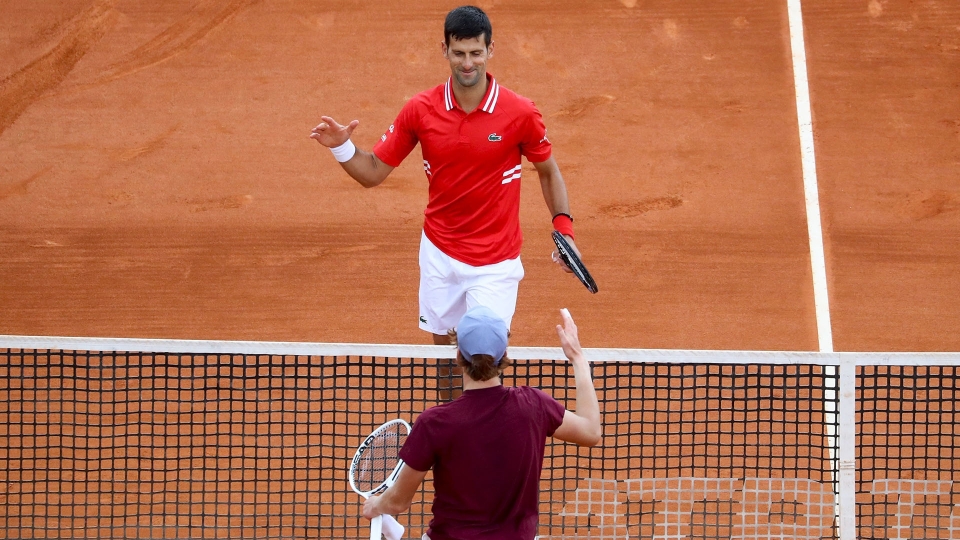 Monte-Carlo Masters: le foto della sfida tra Sinner e Djokovic